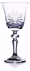 Bohemia Crystal Broušené sklenice na víno Laura 1S116/17002/170ml (set