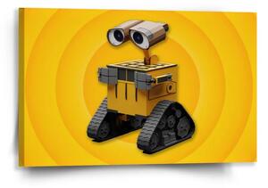 Sablio Obraz Wall-E robot Žlutý - 60x40 cm