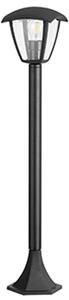 PLX Venkovní stojací lampa CALGARY, 1xE27, 1xE27, 60W, 88cm, černé 311900