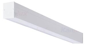 KANLUX Stropní osvětlení pro LED trubice T8 AMADEUS, 1xG13, 36W, 124x6,9x6cm, bílé, mikroprizmatický difuzo 28446