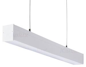 KANLUX Závěsné osvětlení pro LED trubice T8 AMADEUS, 1xG13, 58W, 154x150x6cm, bílé, mikroprizmatický difuzo 28455