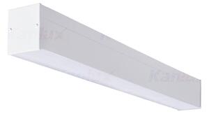 KANLUX Stropní osvětlení pro LED trubice T8 AMADEUS, 1xG13, 18W, 63x6,9x6cm, bílé, mikroprizmatický difuzor 28440