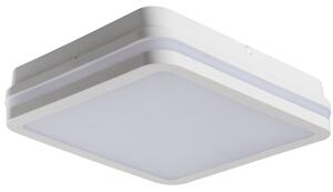 KANLUX Venkovní stropní přisazené LED osvětlení DEVON, 24W, denní bílá, hranaté, 26x26cm, bílé 33342