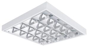 KANLUX Stropní LED osvětlení do rastrového stropu NELO, 4xG13, 18W, 62x8x62cm, bílé 22671