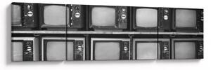 Obraz - Retro televize (170x50 cm)