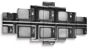 Obraz - Retro televize (210x100 cm)