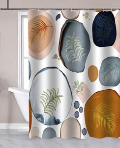 Aqualine Aqualine, Sprchový závěs 180x180cm, polyester, bubliny/kaprady, ZP014