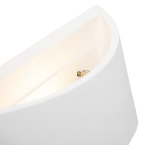 Moderní nástěnná lampa bílá 20 cm - Gypsy Tum
