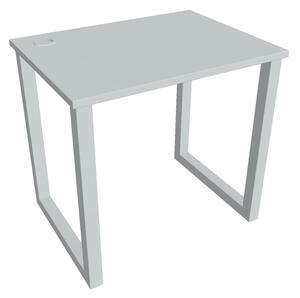 Kancelářský pracovní stůl UEO 800, bílá RAL 9016, deskaakát