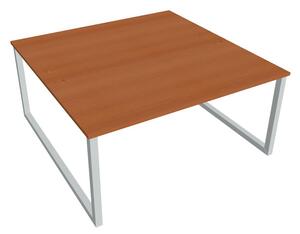 Kancelářský pracovní stůl USDO 1600, bílá RAL 9016, deskaakát