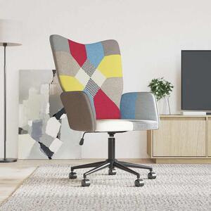 Relaxační křeslo patchwork textil 328194