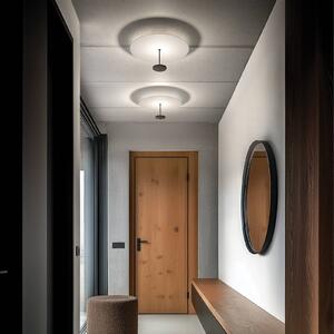 Linea Light LED stropní svítidlo Stilo_S, černé, Ø 35 cm, stmívatelný, Černá, Obývací pokoj / jídelna, Hliník, Moderní