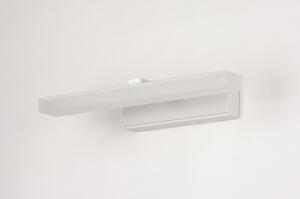 LED svítidlo nad zrcadlo Liott White 30 (Koupelnové světlo nad zrcadlo v bílé barvě, IP44)