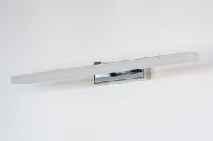 LED osvětlení zrcadla Liott Cromo 60 (Kvalitní luxusní chromované LED světlo nad zrcadlo do koupelny)