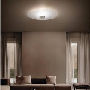 Linea Light LED stropní svítidlo Joint_S, bílé, kovové, 71 cm, stmívatelný, Bílá / opál, Obývací pokoj / jídelna, kov, Moderní