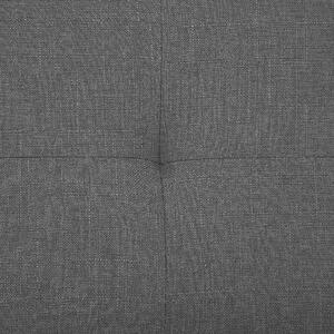 Čalouněná tmavě šedá postel 160x200 cm LA ROCHELLE