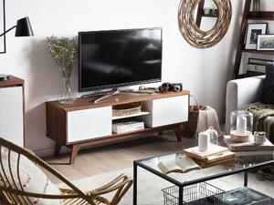 Televizní stolek s bílou skříňkou ROCHESTER