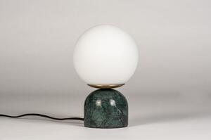 Stolní lampa Merlot Green Marmor (LMD)