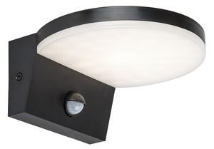 RABALUX 77119 Batida venkovní nástěnné svítidlo se senzorem LED 9W/900lm 2700+4000+6500K IP54 černá