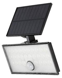 RABALUX 77129 Zavod solární nástěnné svítidlo/reflektor se senzorem LED 8W/800lm 5000K IP65 černá