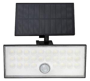 RABALUX 77129 Zavod solární nástěnné svítidlo/reflektor se senzorem LED 8W/800lm 5000K IP65 černá