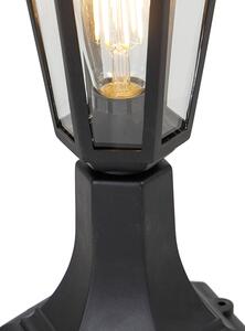 Klasická venkovní stojací lampa černá 42,2 cm IP44 - New Haven