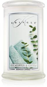 Kringle Candle Eucalyptus & Cotton vonná svíčka 624 g