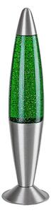 RABALUX 76113 Glitter2 lávová lampa D75mm LED 25W/29lm 3000K stříbrná, zelená