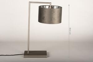 Stolní lampa Pallas Grey and Silver (LMD)