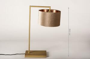 Stolní lampa Pallas Taupe Gold (LMD)