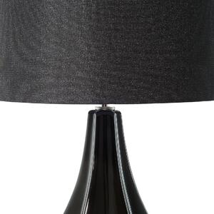 Noční stolní lampa černá SANTEE