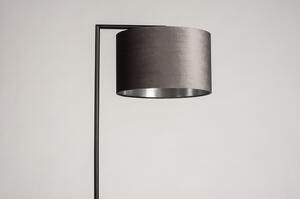 Stojací designová lampa Pallas Black and Silver (LMD)