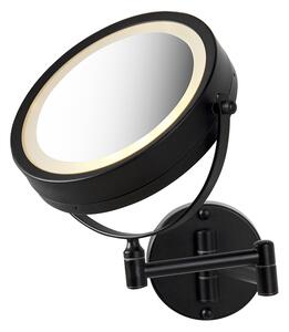 Designové koupelnové zrcadlo černé včetně LED nastavitelného IP44 - Vicino