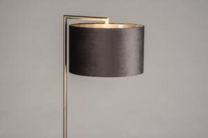 Stojací designová lampa Pallas Black and Silver Steel (LMD)