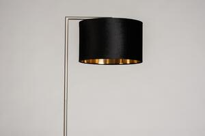Stojací designová lampa Pallas Black and Gold Steel (LMD)