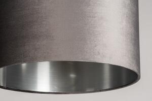 Stojací designová lampa Pallas Black and Silver Steel (LMD)