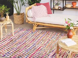 Pestrý bavlněný koberec 140x200 cm ARAKLI