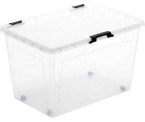 Úložný box s víkem, 52 l