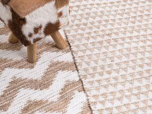 Béžový geometrický koberec 160x230 cm TUNCELI