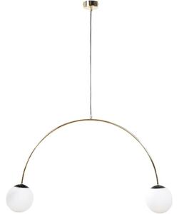 Zuma Line 1221 - Lustr na lanku BOW 2xE14/10W/230V zlatá