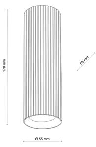 Bodové svítidlo TUNE M 1xGU10/10W/230V 17 cm bílá