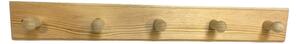 Dřevěný věšák - 5 kolíky