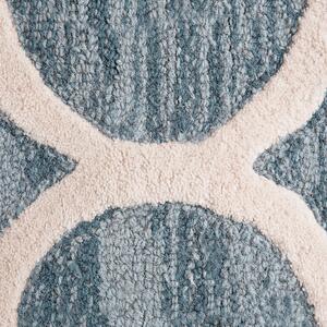 Světle modrý bavlněný koberec 140x200 cm YALOVA