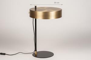 Stolní designová lampa La Viante Black and Gold X (LMD)