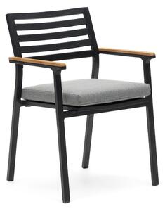Černá kovová zahradní židle Bona – Kave Home