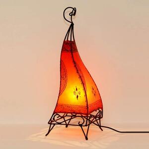 Orientální rohová lampa Ibis 60cm oranžová
