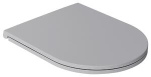 Isvea Isvea, INFINITY WC sedátko SLIM, Easy Take, Soft Close, stone grey, 40KF0547I-S
