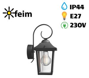 Philips 17236/30/PN Buzzard nástěnné svítidlo černé 1x E27 IP44