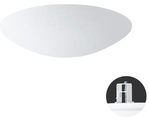 OS AUR59372 AURA V9 stropní/nástěnné skleněné polovestavné svítidlo bílá IP44 3000 K 35W LED DALI (původní kód OS 59372) - OSMONT