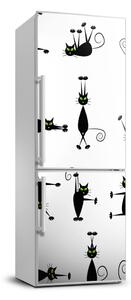 Samolepící nálepka na ledničku stěnu Kočky FridgeStick-70x190-f-83171265